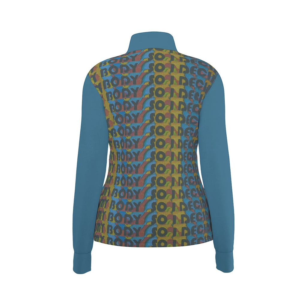 All-Over Print Women's Long Sleeve Thumbhole Jacket