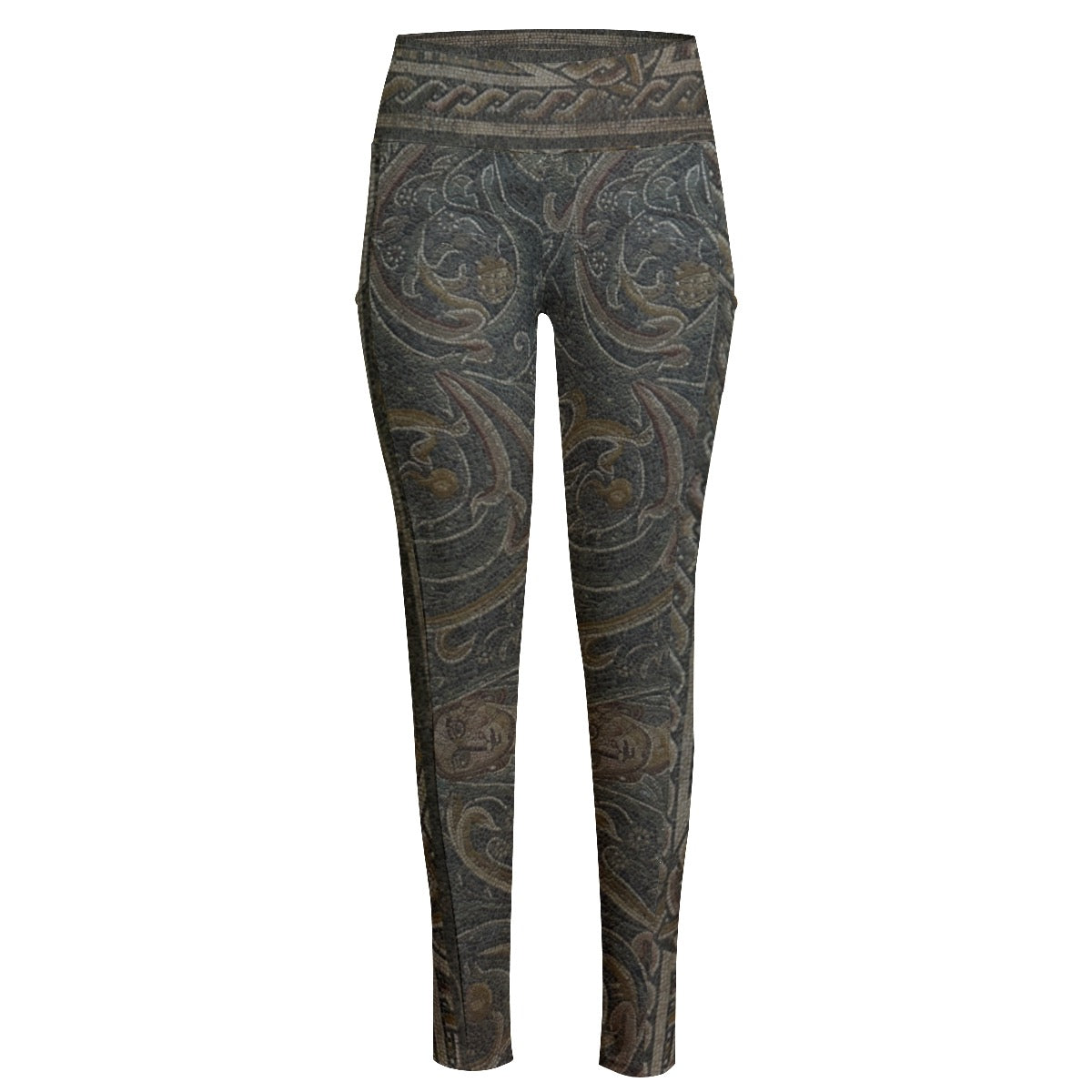 All-Over Print Women's High Waist Leggings With Side Pocket