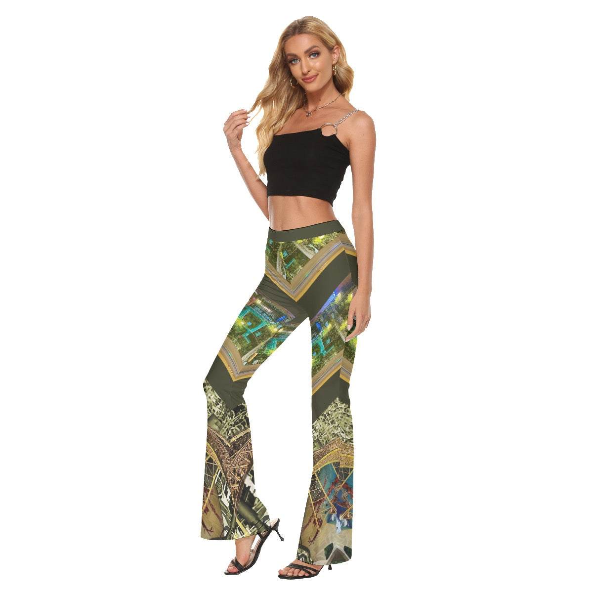 Hope Lives Women's Skinny Flare Pants