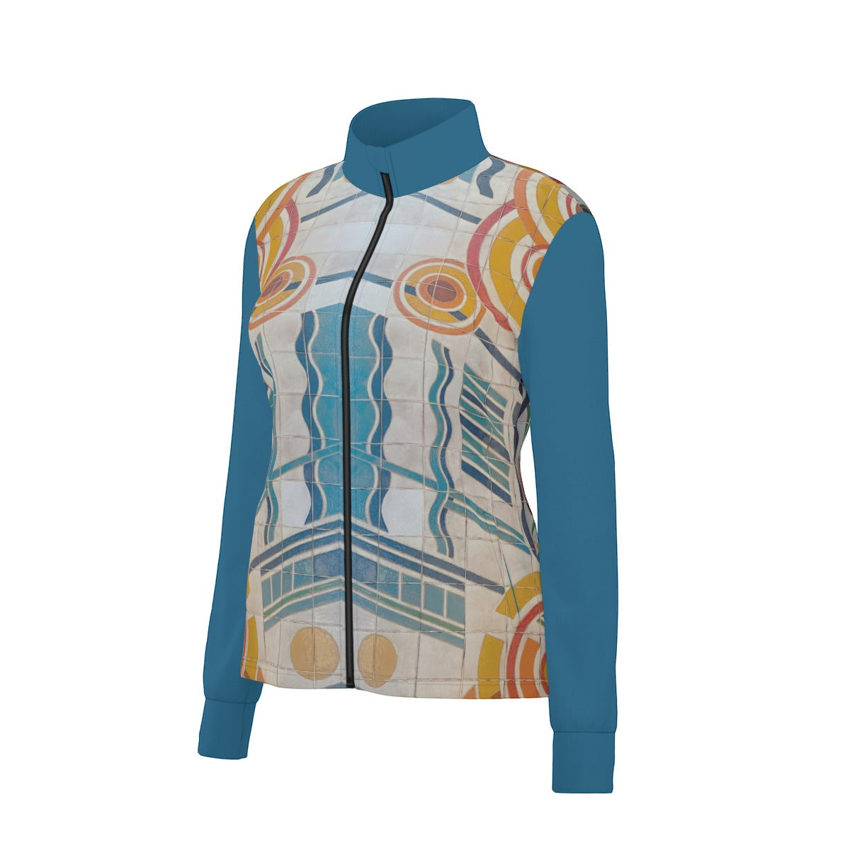 All-Over Print Women's Long Sleeve Thumbhole Jacket
