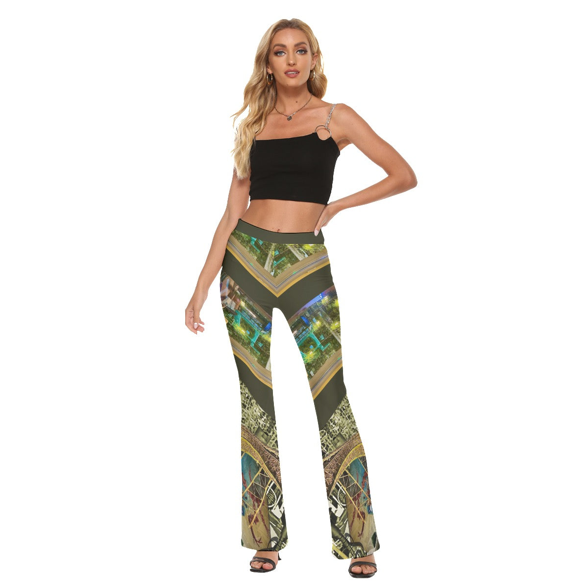 Hope Lives Women's Skinny Flare Pants