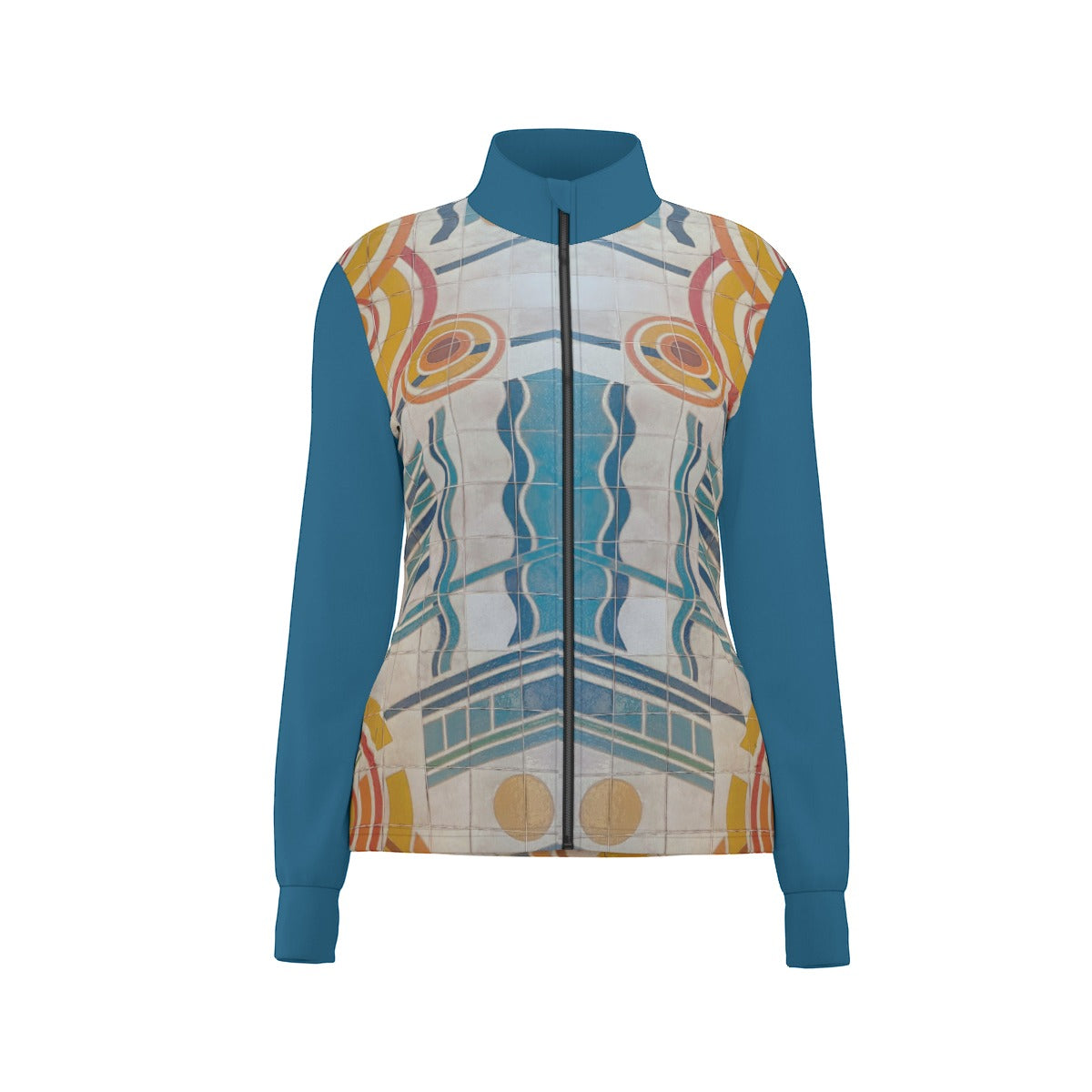 All-Over Print Women's Long Sleeve Thumbhole Jacket