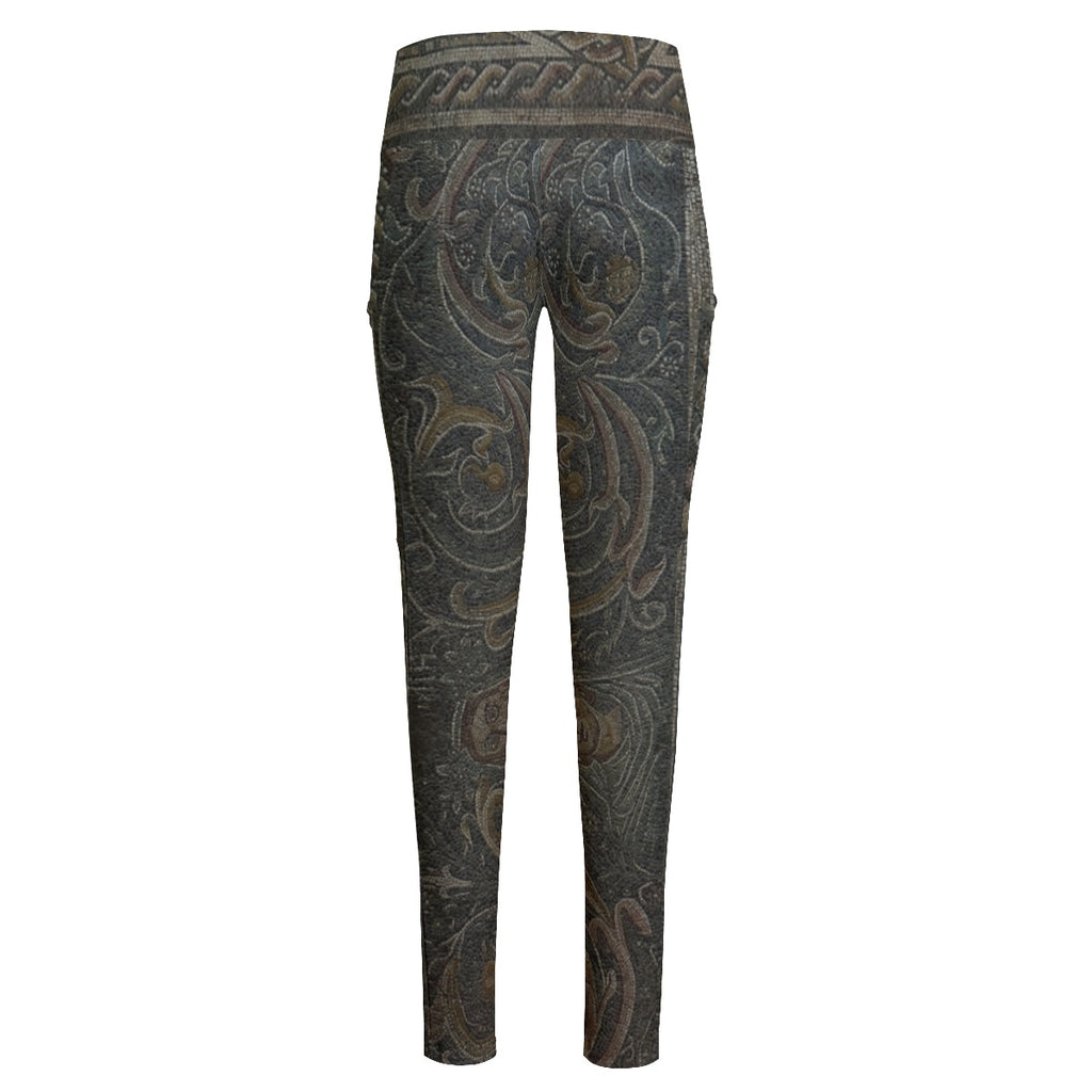 All-Over Print Women's High Waist Leggings With Side Pocket