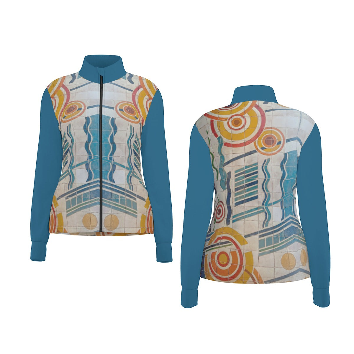 All-Over Print Women's Long Sleeve Thumbhole Jacket