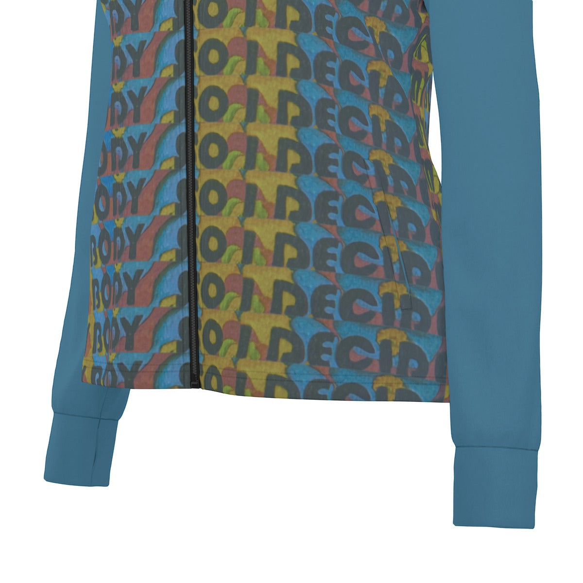 All-Over Print Women's Long Sleeve Thumbhole Jacket