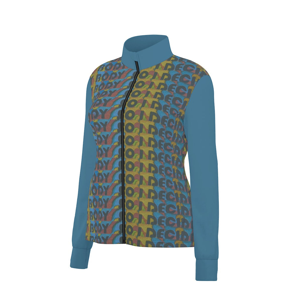 All-Over Print Women's Long Sleeve Thumbhole Jacket