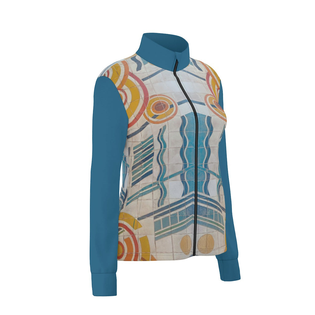 All-Over Print Women's Long Sleeve Thumbhole Jacket
