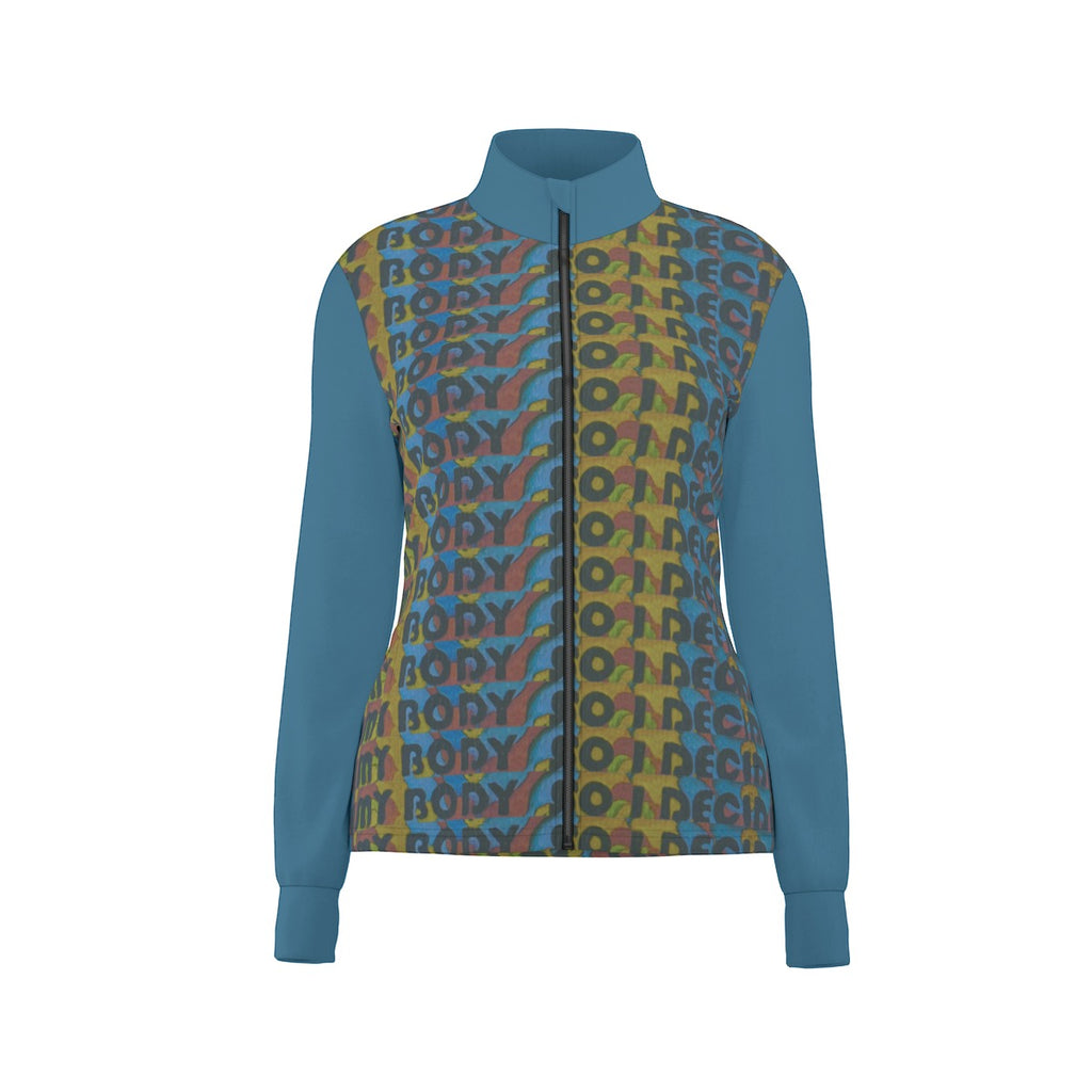 All-Over Print Women's Long Sleeve Thumbhole Jacket