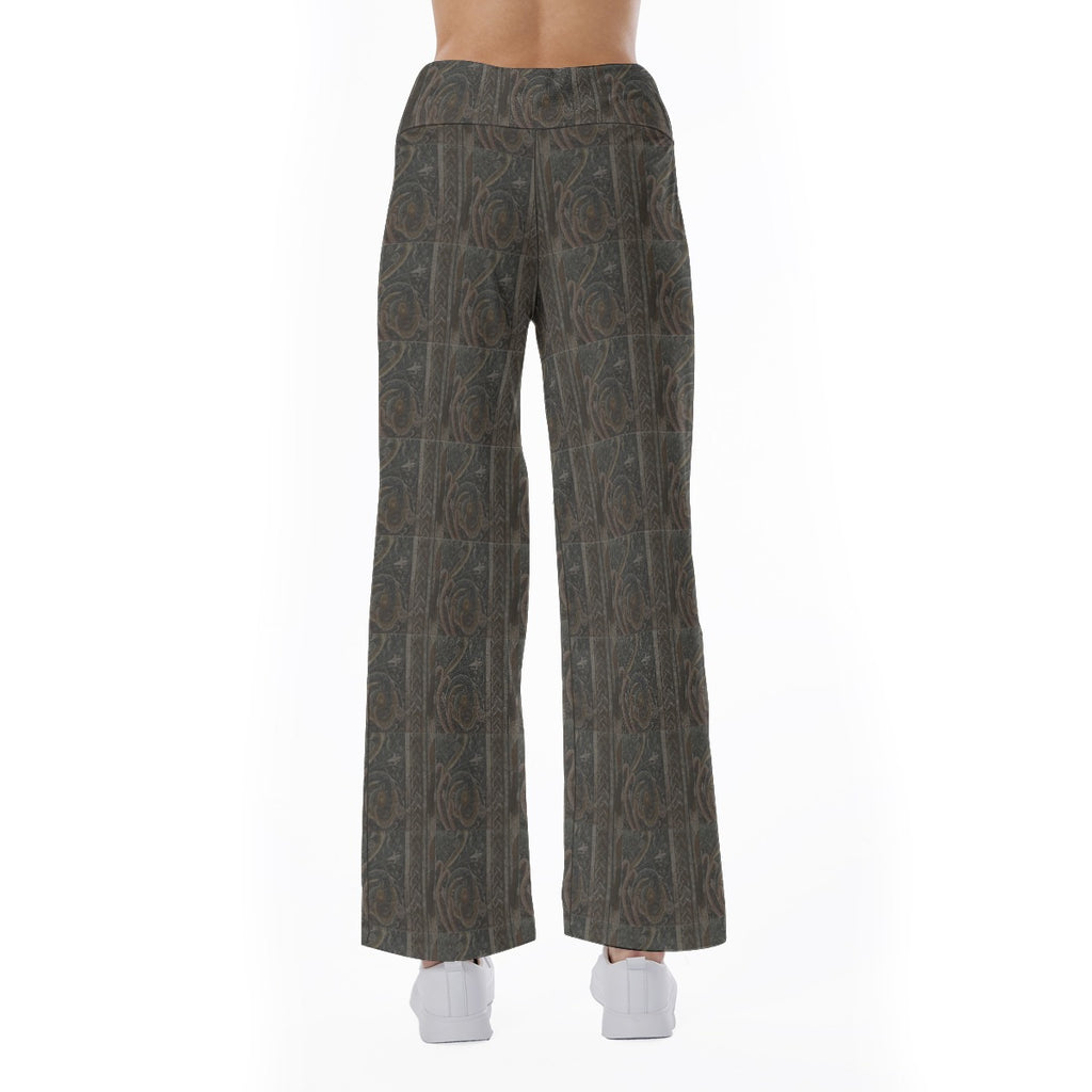 Merida Tapestry High-waisted Straight-leg Trousers