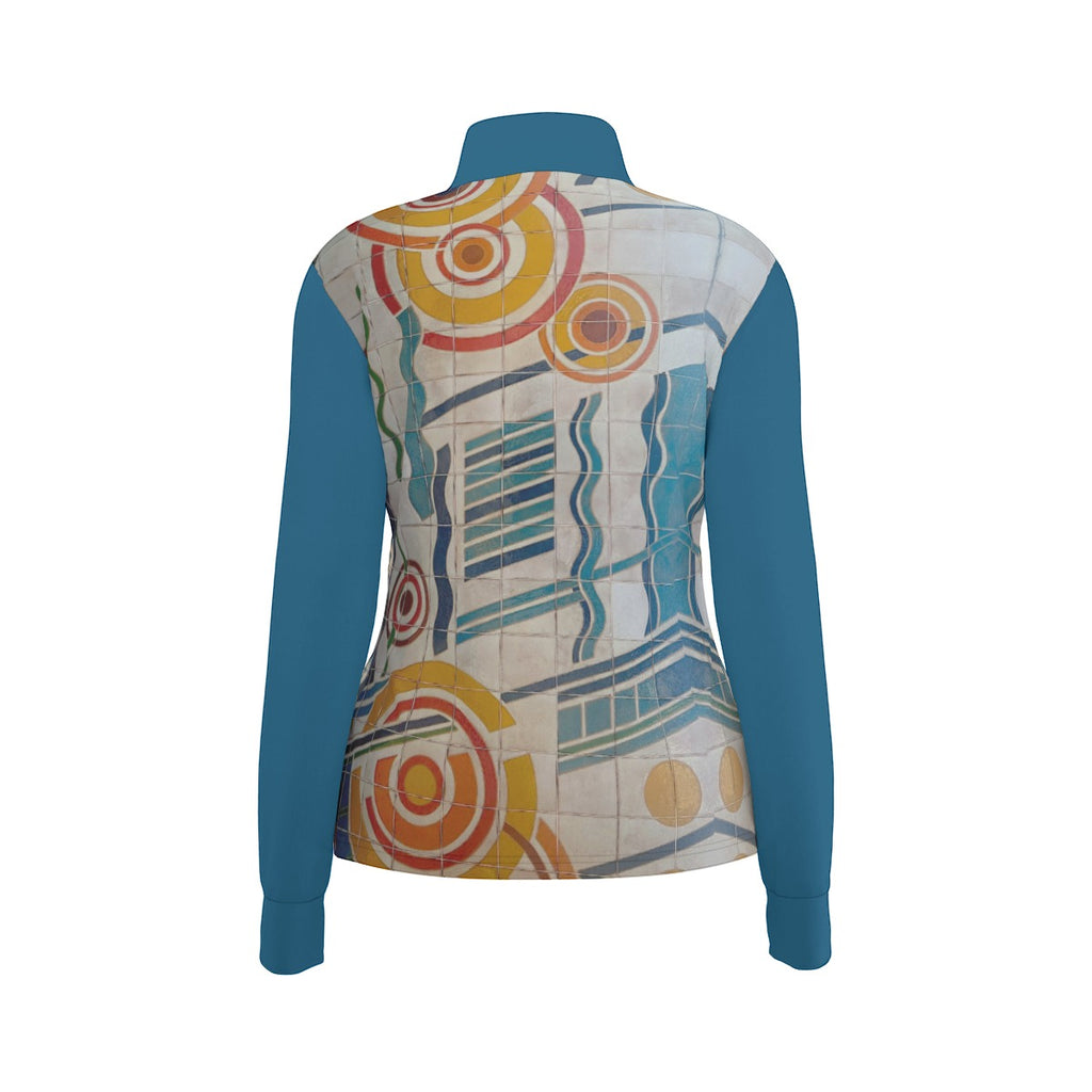 All-Over Print Women's Long Sleeve Thumbhole Jacket