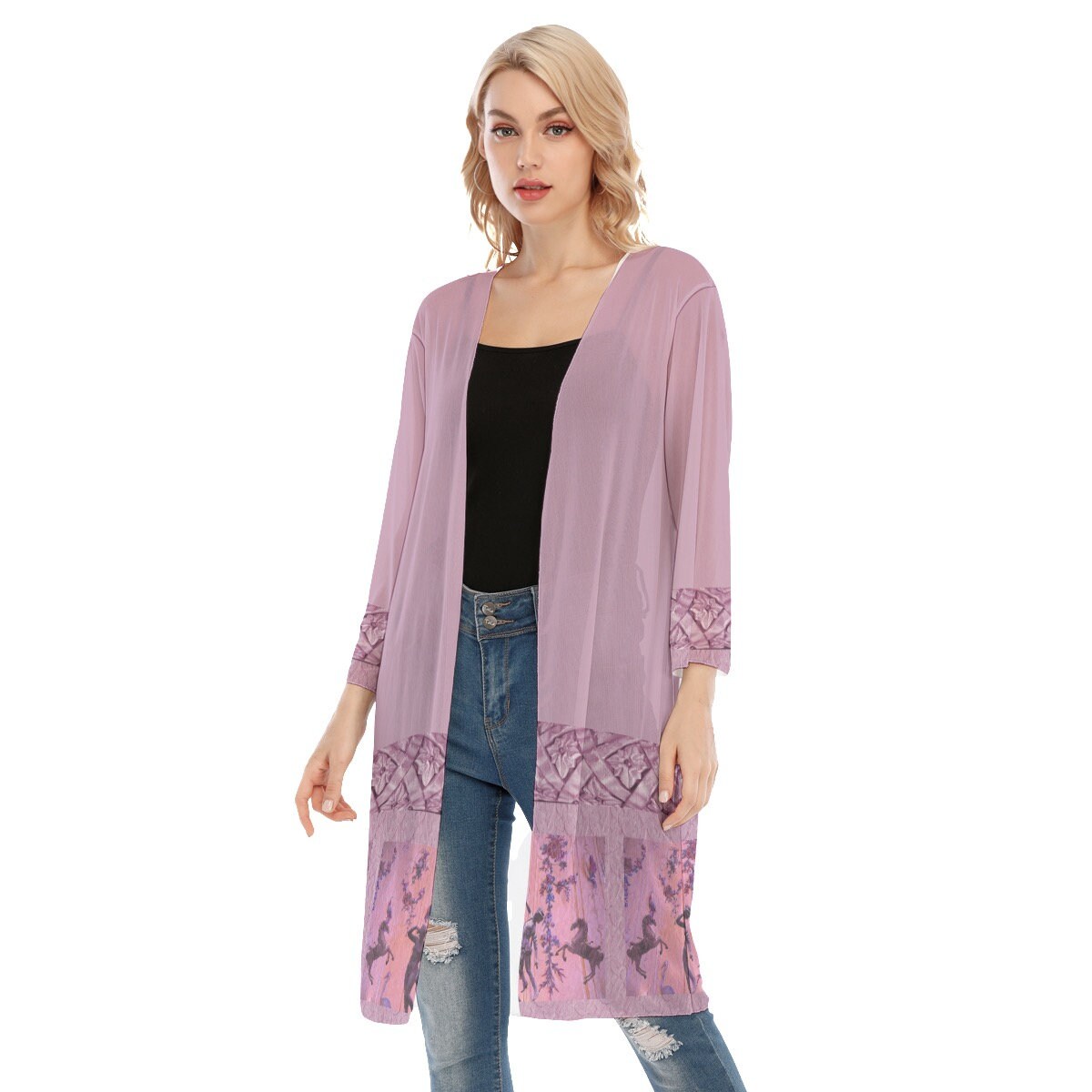 Voltaire Mesh Cardigan