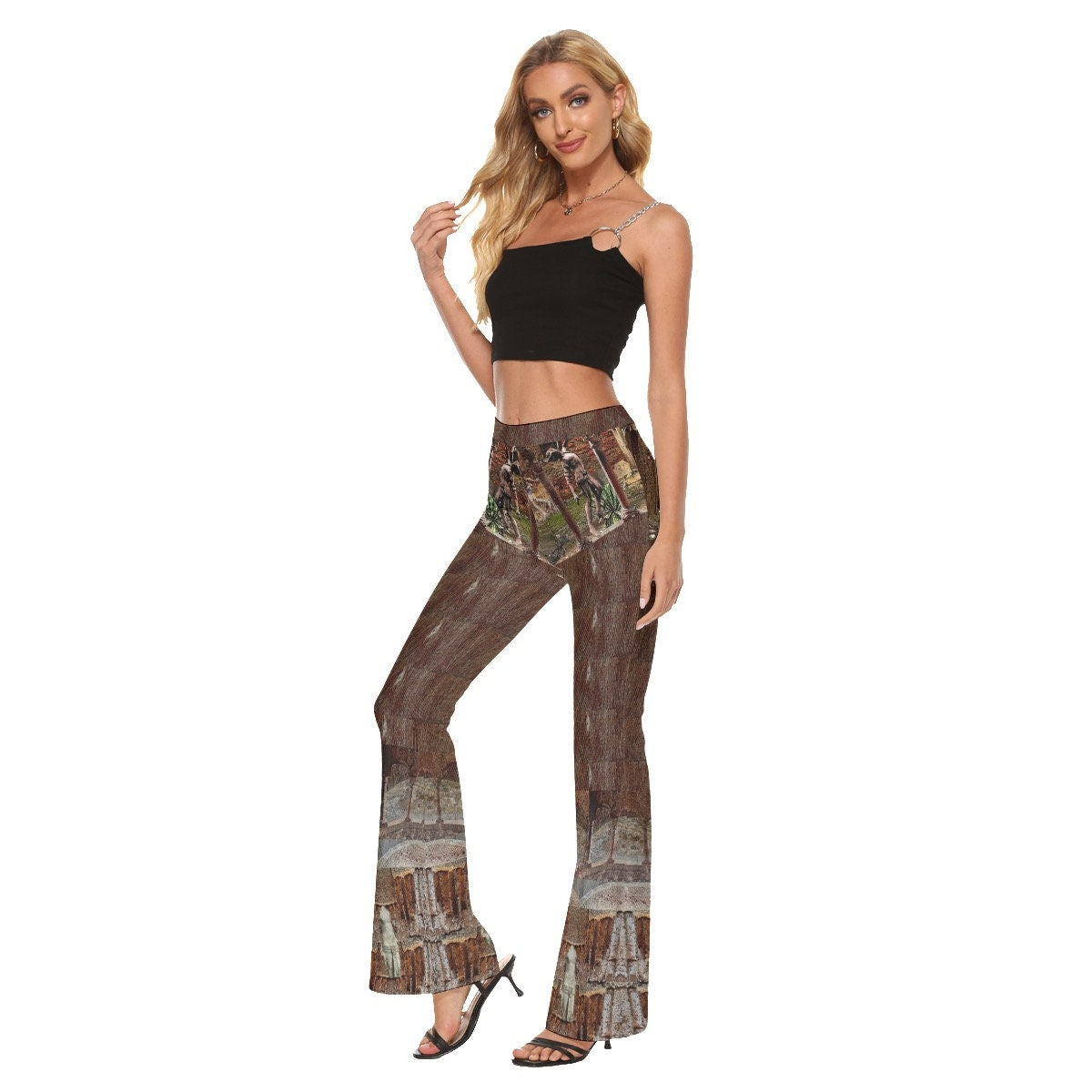 Roman Women Skinny Flare Pants