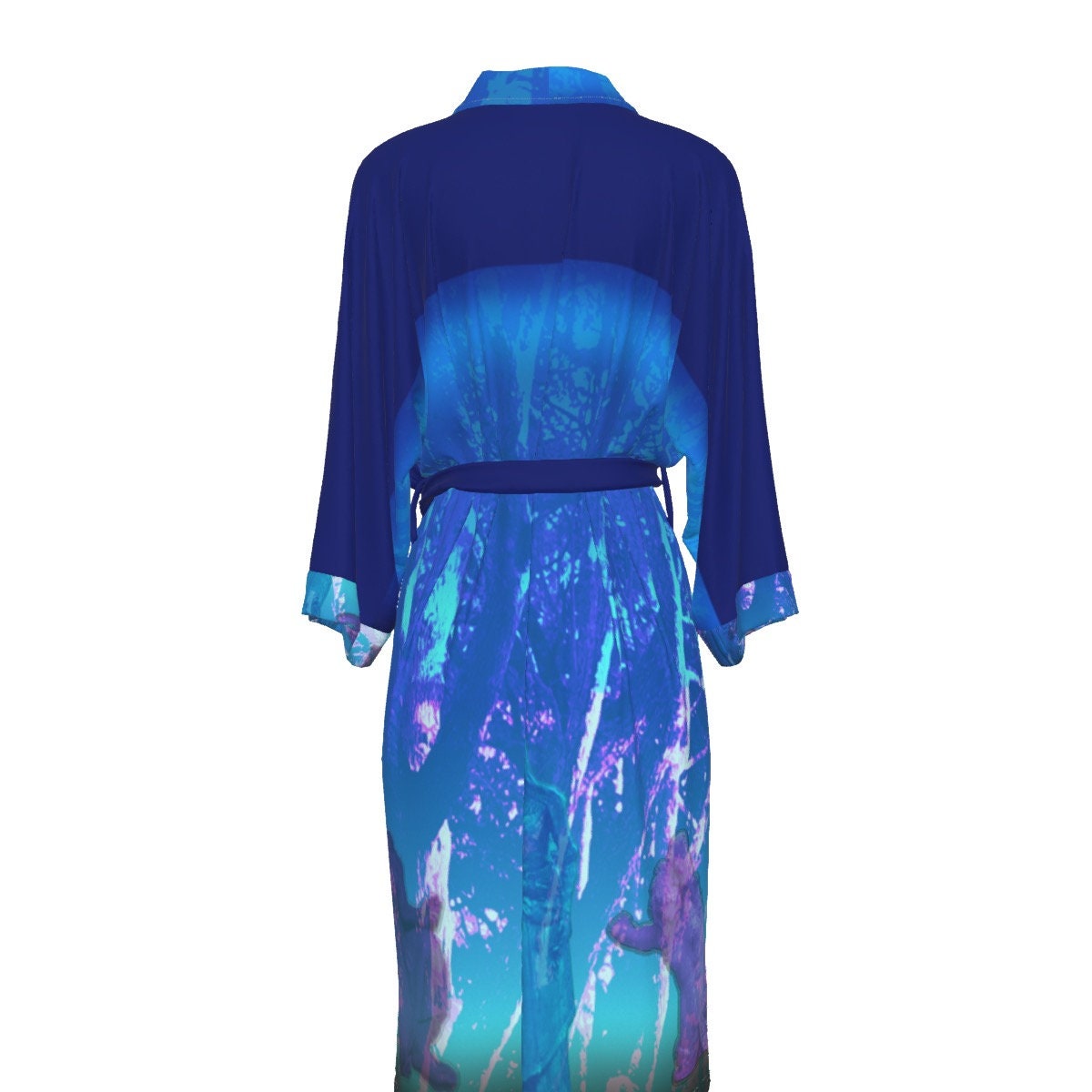 Woman's Honor Women's Satin Kimono Robe
