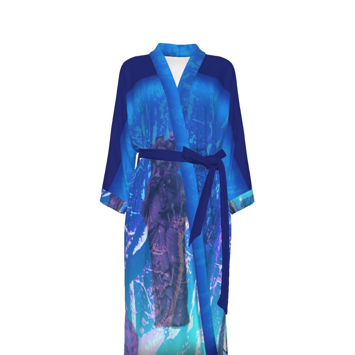 Woman's Honor Women's Satin Kimono Robe