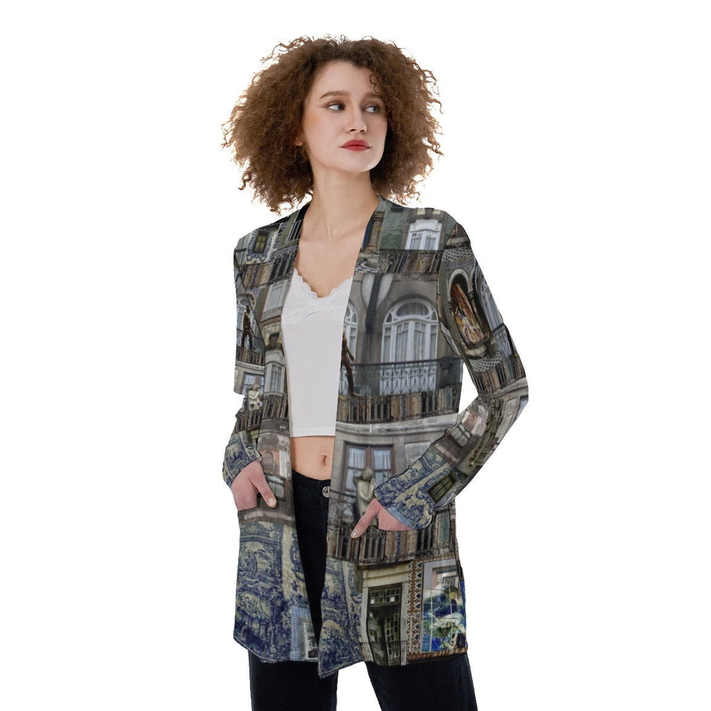 Eureopean Windows Women's Patch Pocket Cardigan