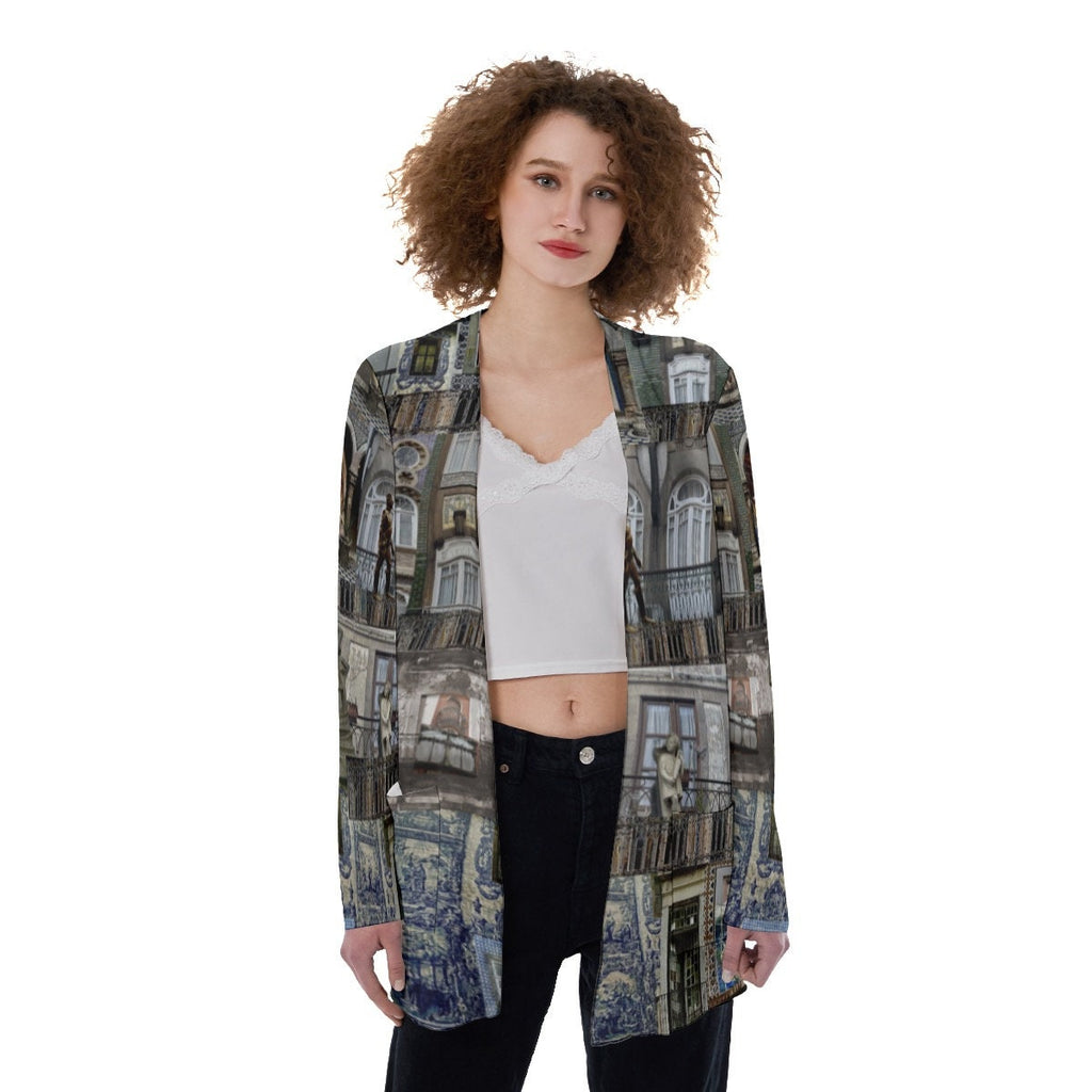 Eureopean Windows Women's Patch Pocket Cardigan