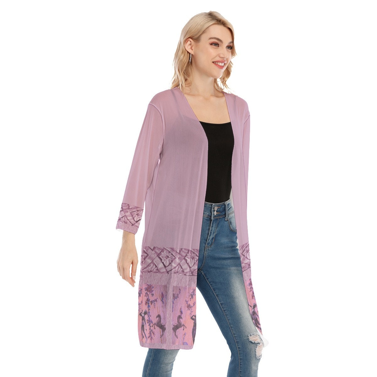 Voltaire Mesh Cardigan