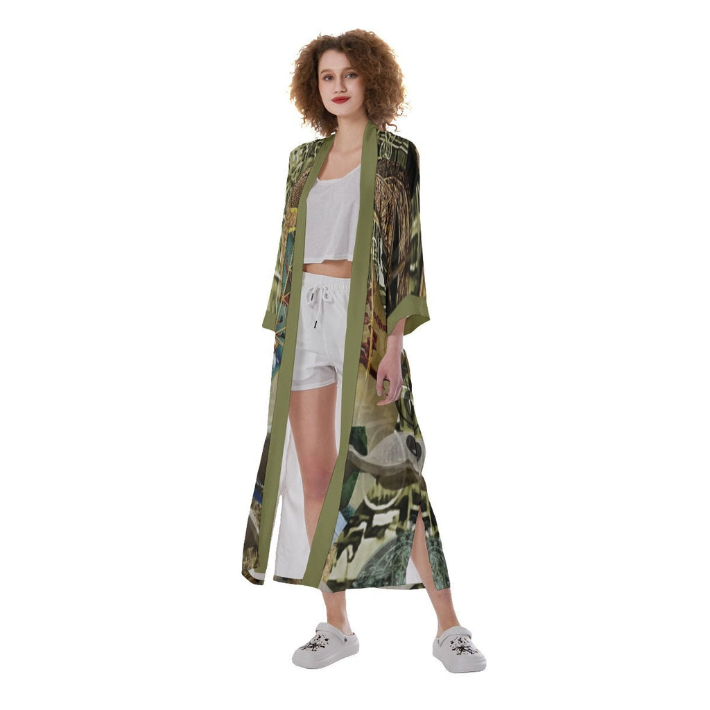 Hope Lives Satin Kimono