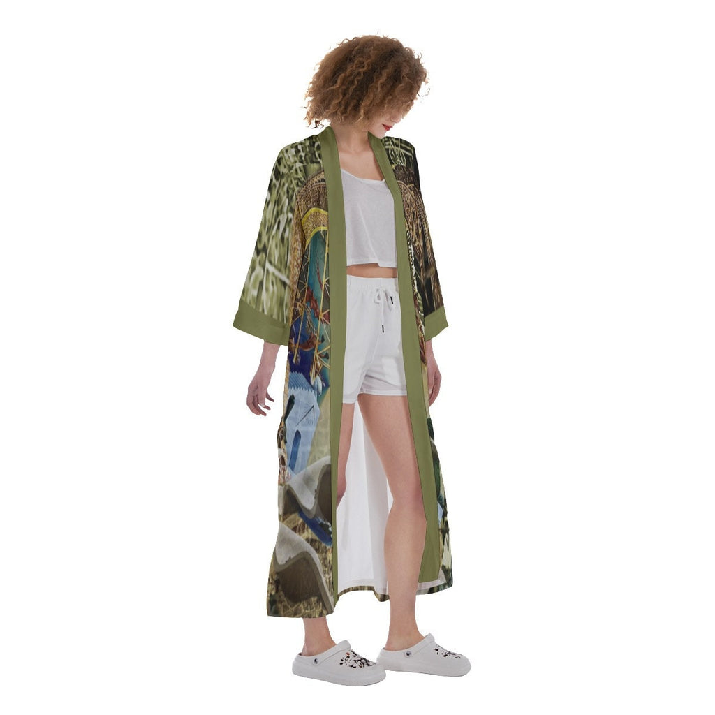 Hope Lives Satin Kimono
