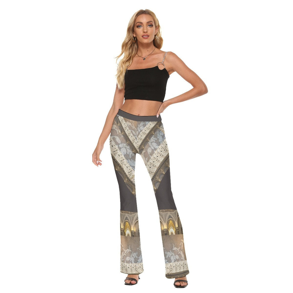 Real Life Fairyland Women's Skinny Flare Pants