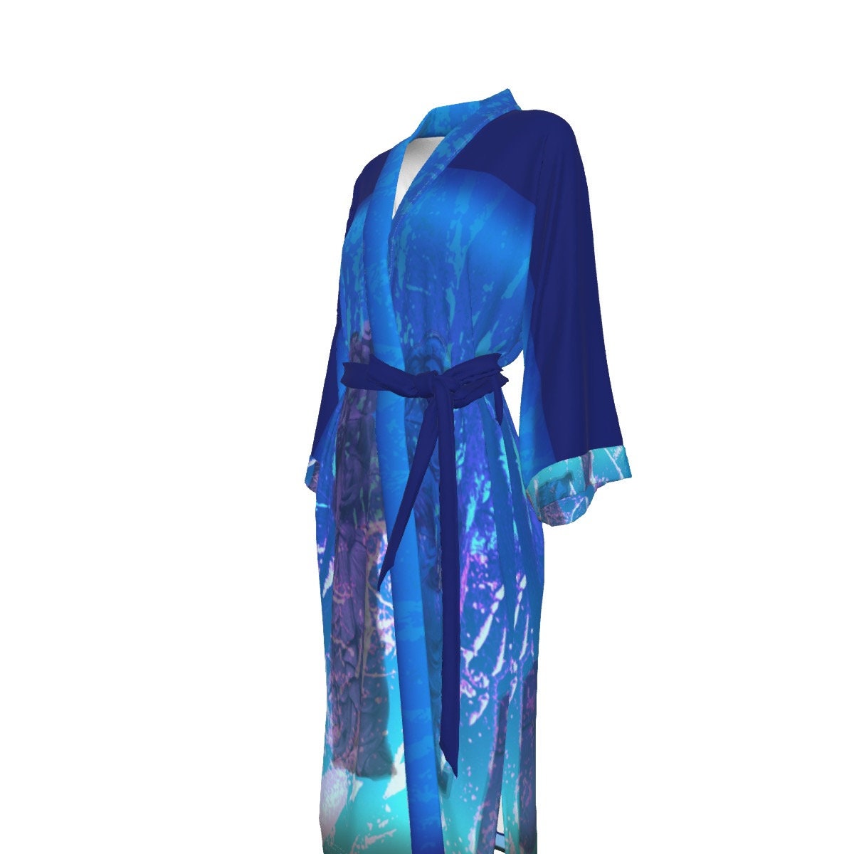 Woman's Honor Women's Satin Kimono Robe