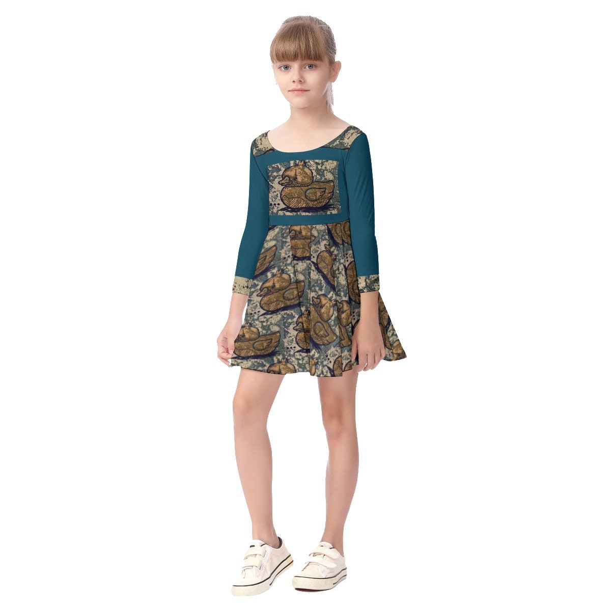 Graffiti Series Kid's Long Sleeve Dress