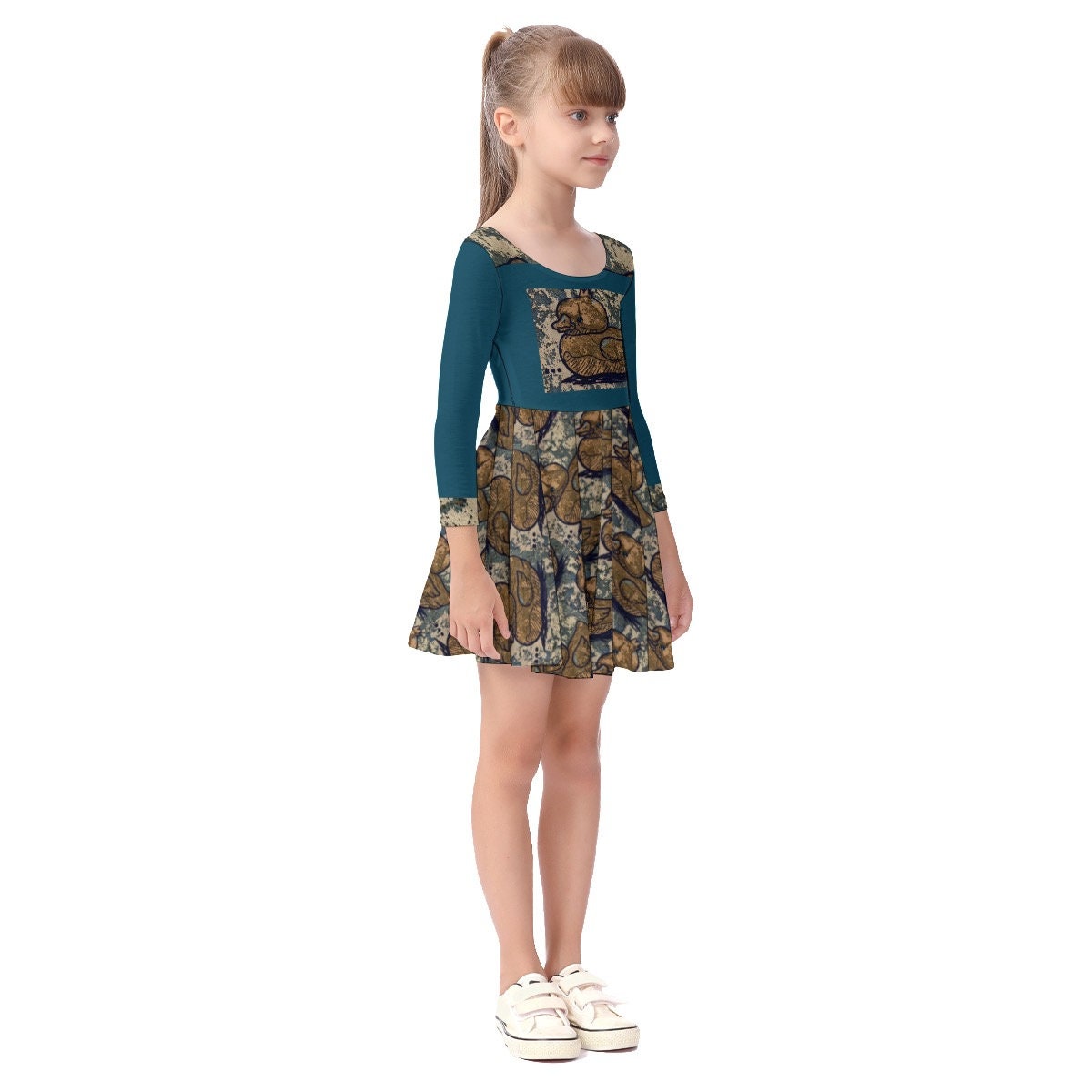 Graffiti Series Kid's Long Sleeve Dress