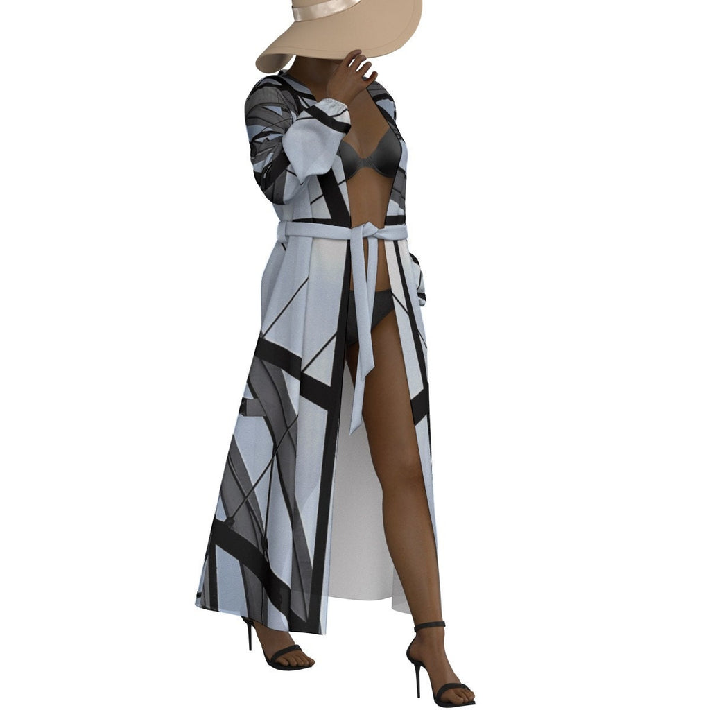 Architectural Series 4 Women's Chiffon Robe
