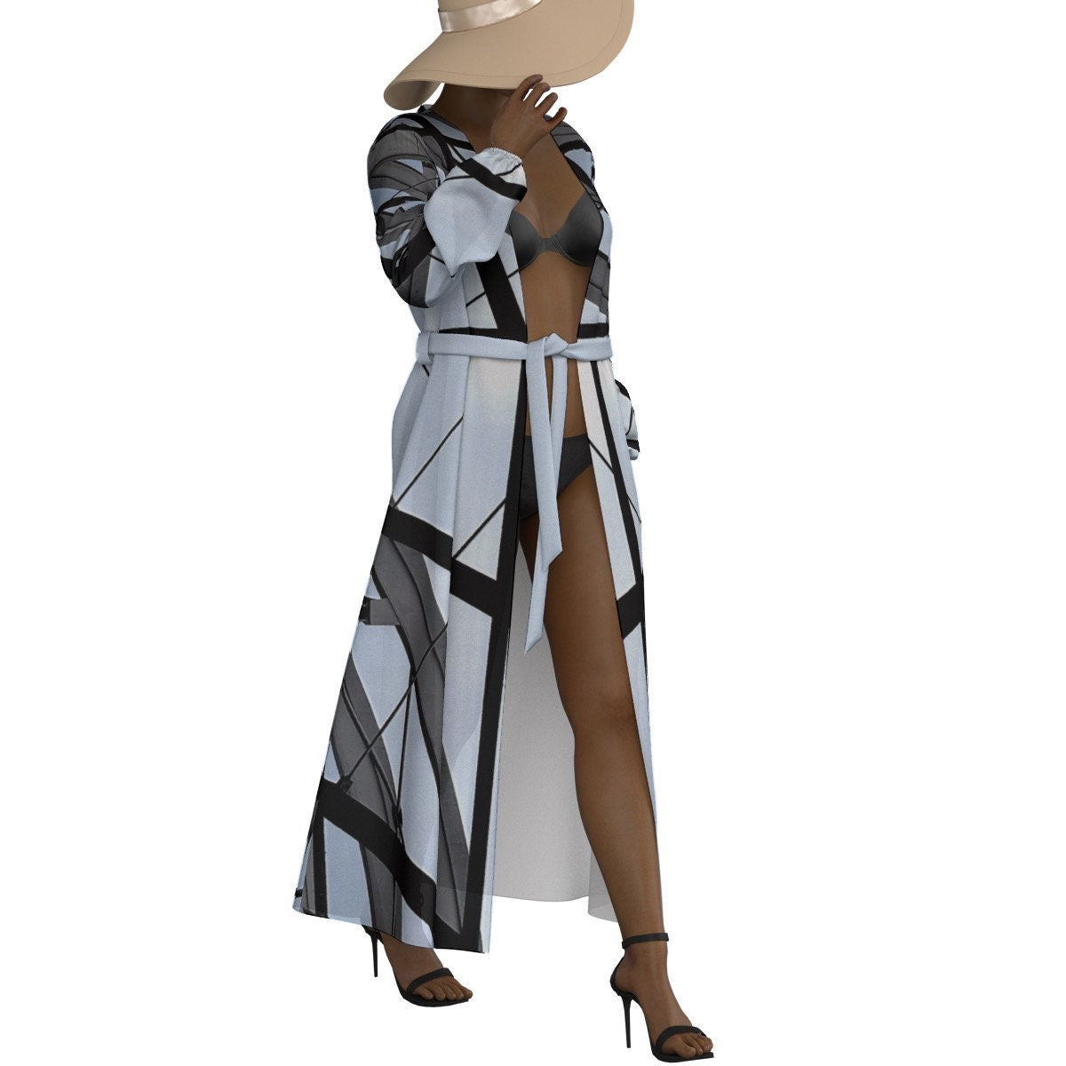 Architectural Series 4 Women's Chiffon Robe