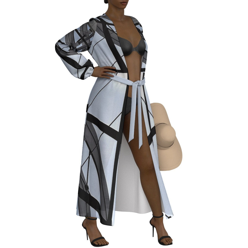 Architectural Series 4 Women's Chiffon Robe