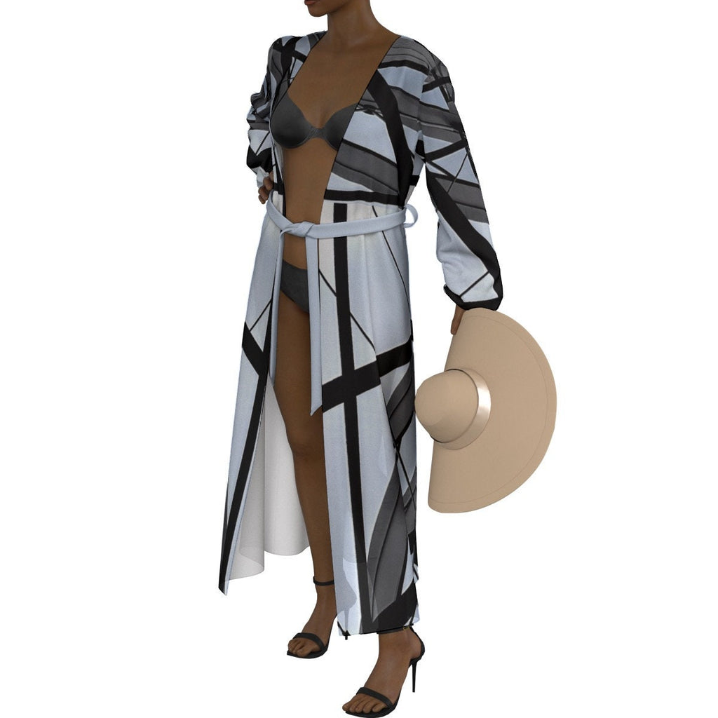 Architectural Series 4 Women's Chiffon Robe