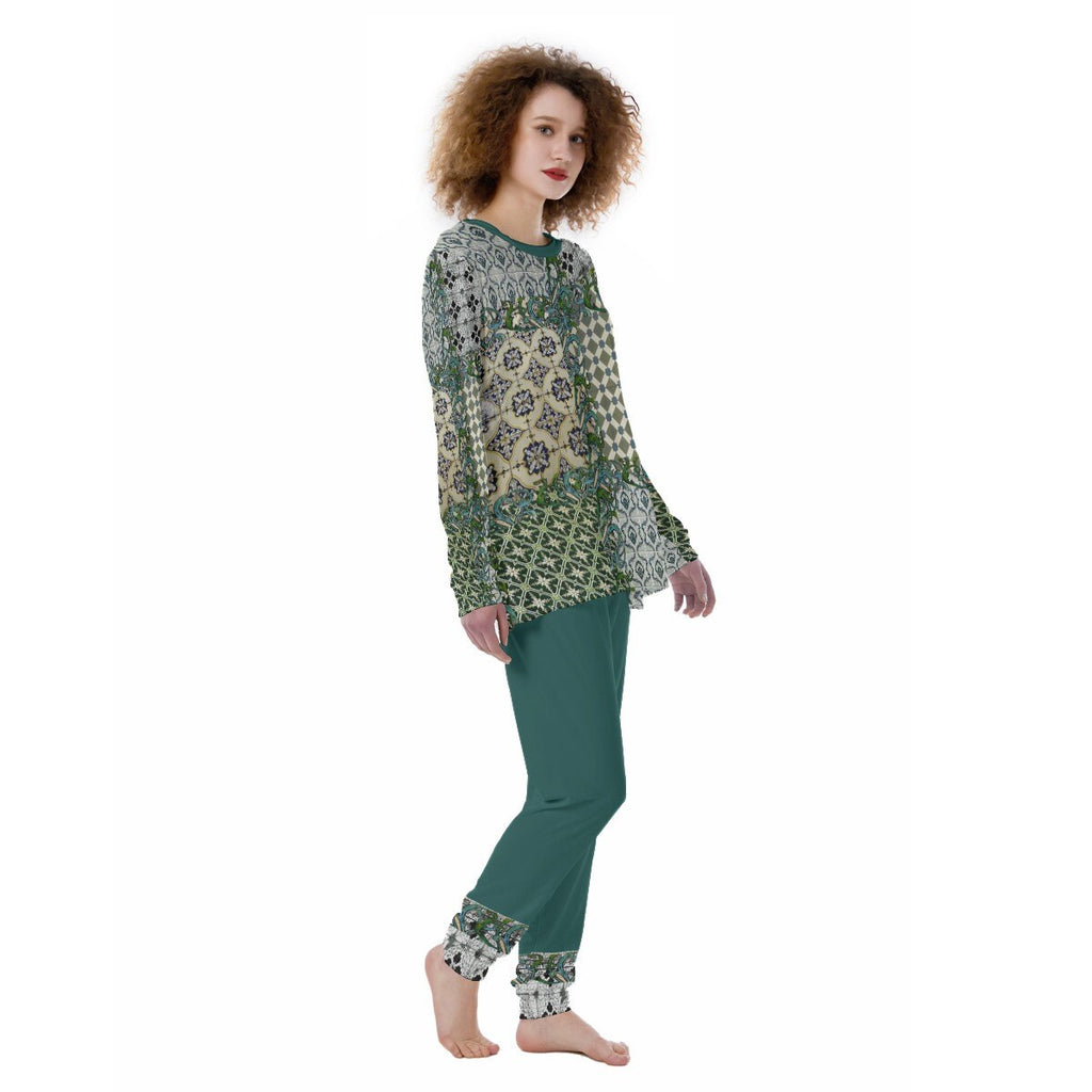 Portugal Greens Pajama Set