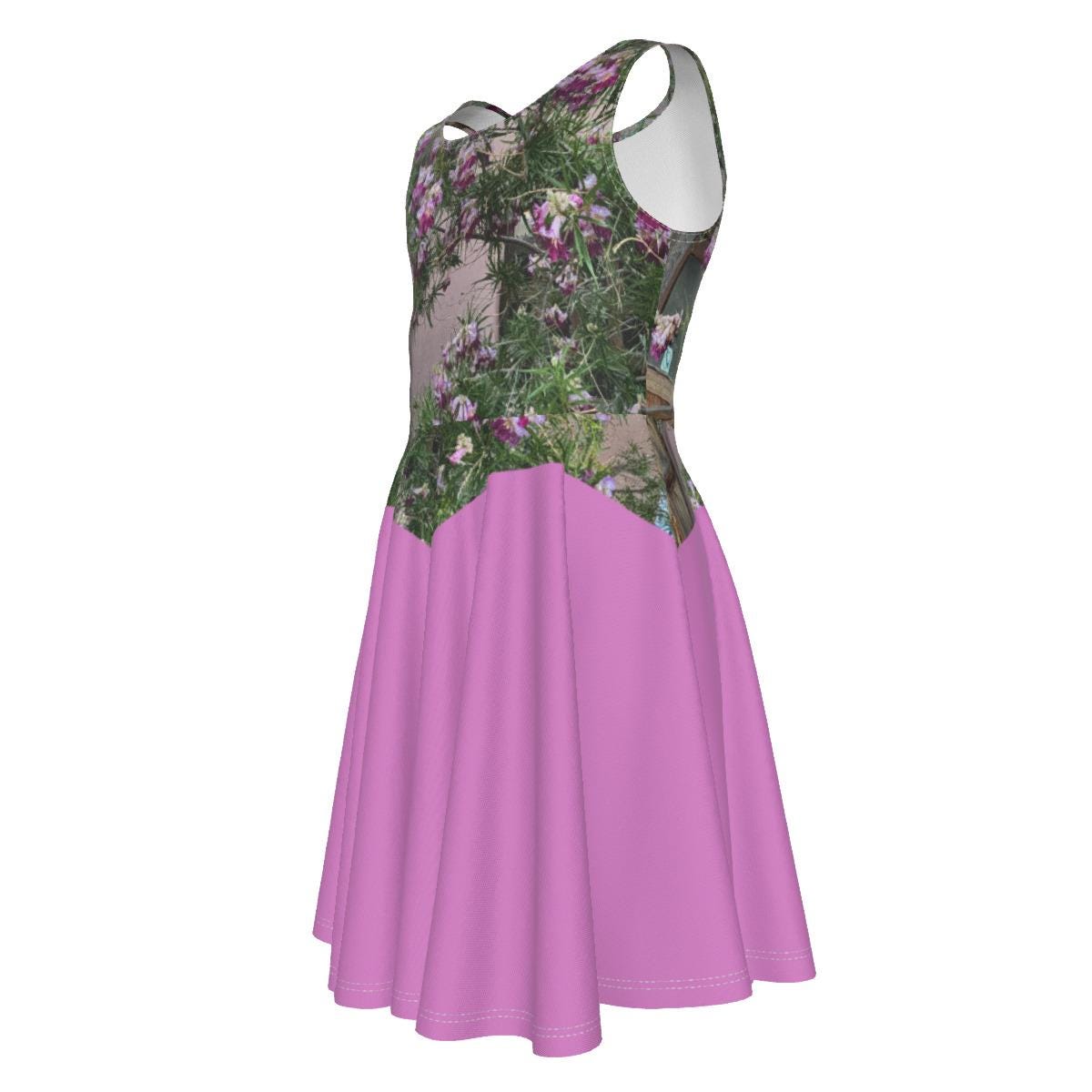 Mexican Rose Kid's Sleeveless Vest Dress