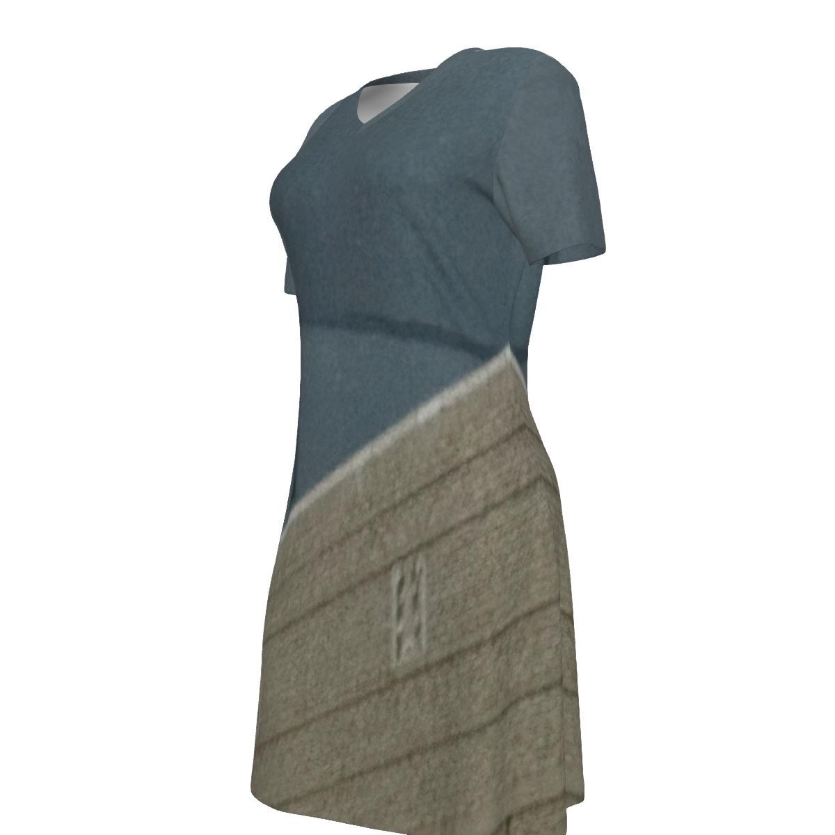 Archictural New Mexico Short Sleeve Dress