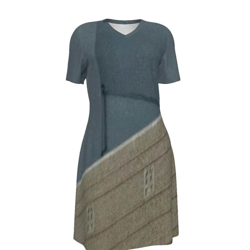 Archictural New Mexico Short Sleeve Dress