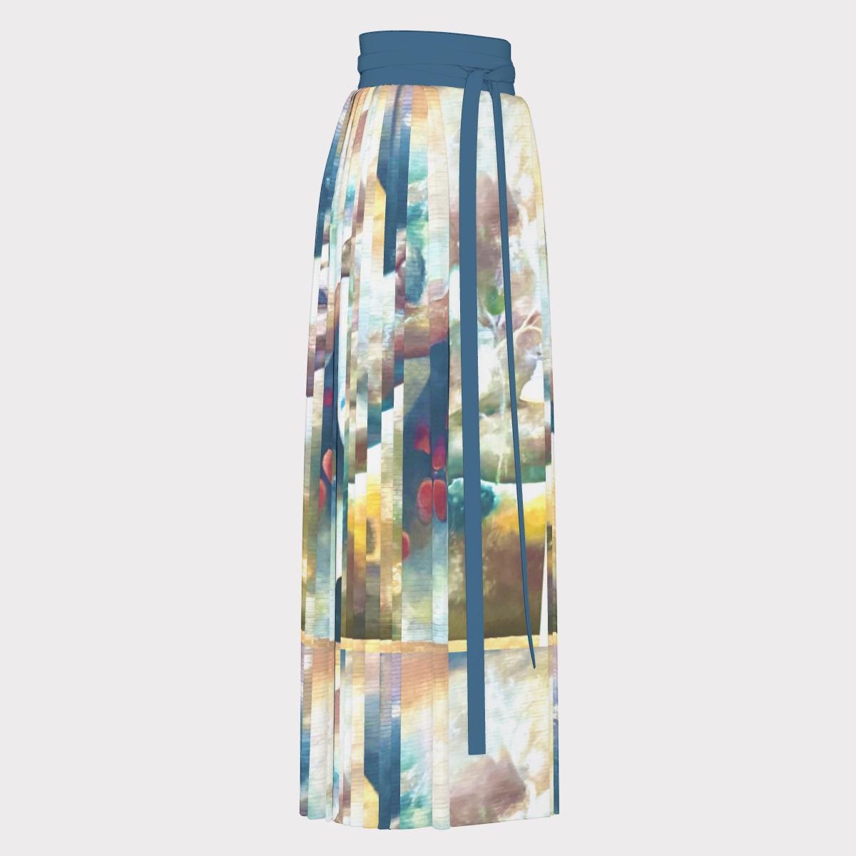 Beauty of New Mexico  Women Traditional Chinese Pleated Skirt