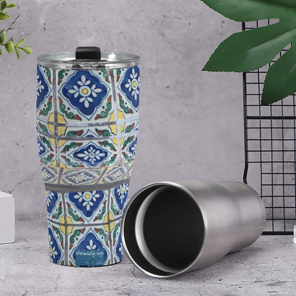 New Mexico Tile Cone Tumbler