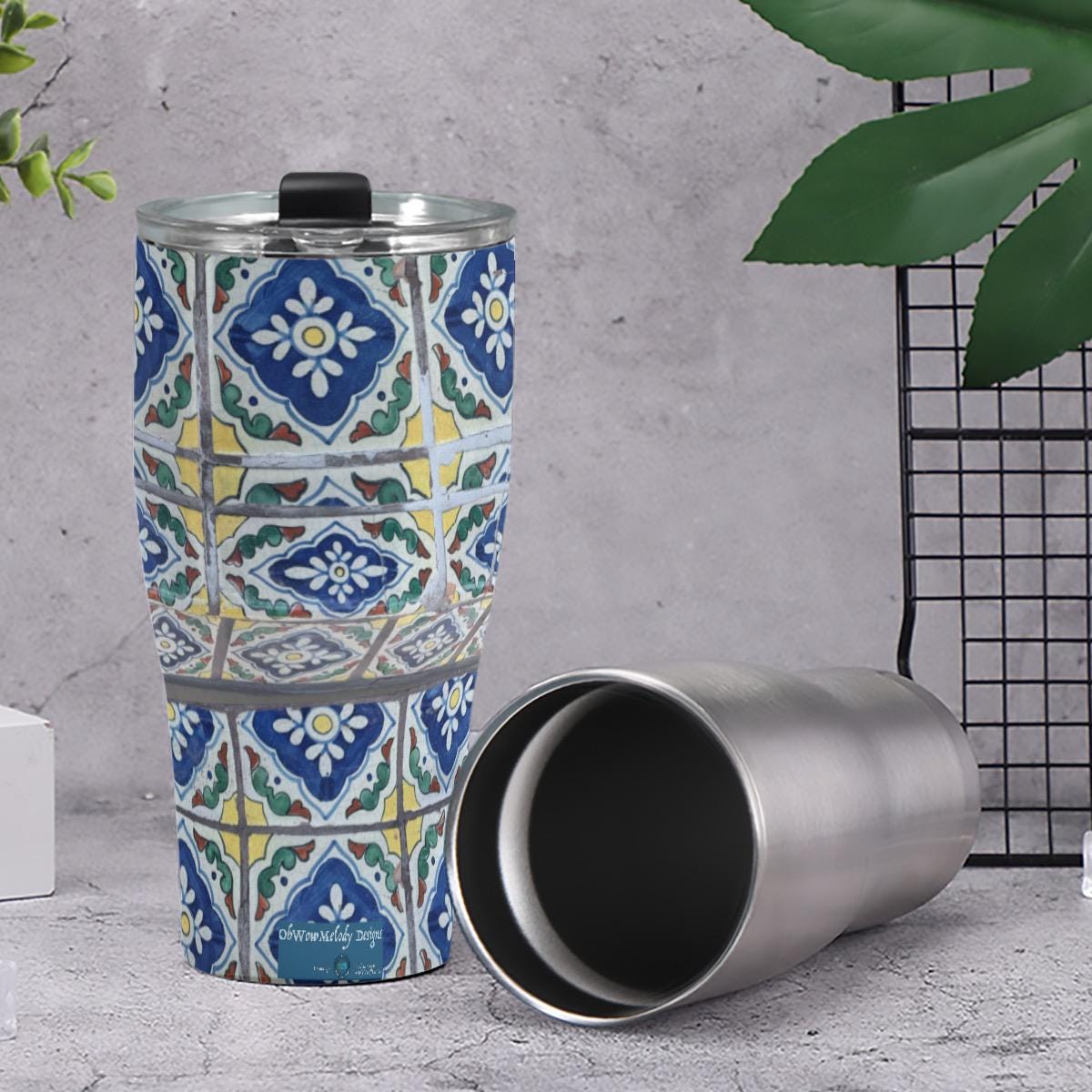 New Mexico Tile Cone Tumbler
