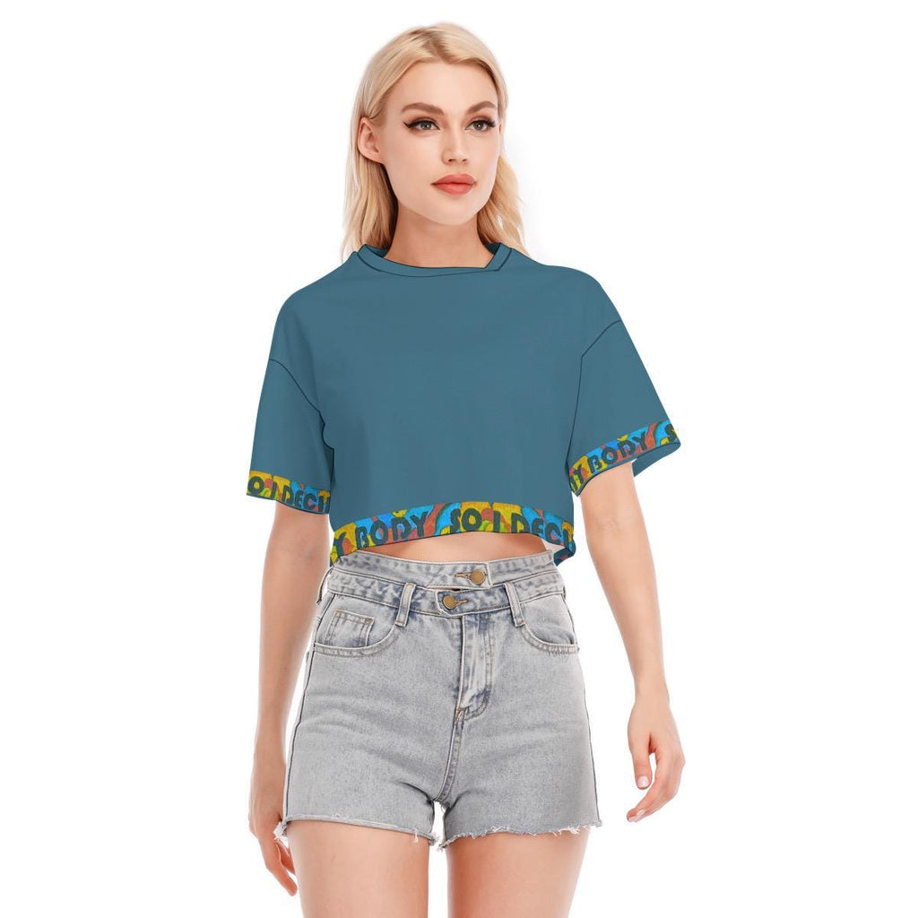 I Decide Cropped Cotton T-Shirt