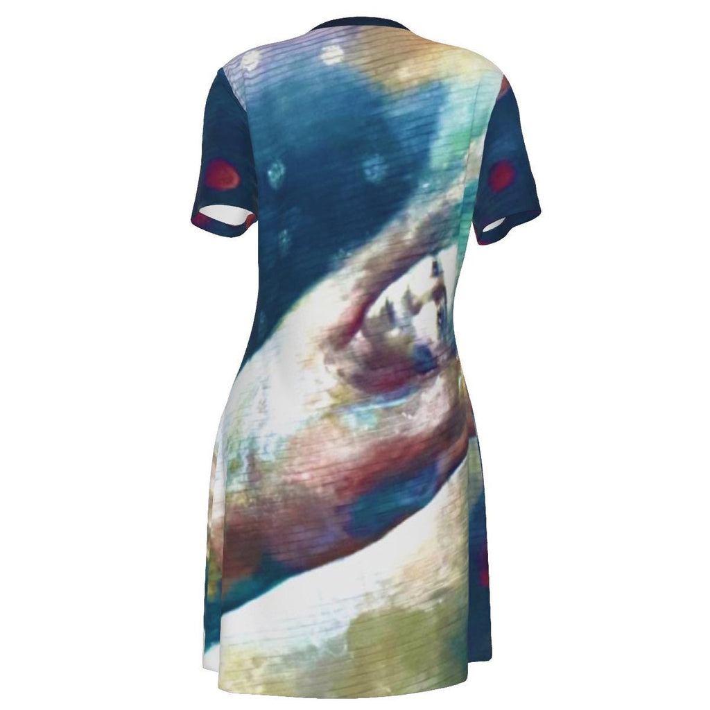Male Mural New Mexico All Cotton Short Sleeve Dress