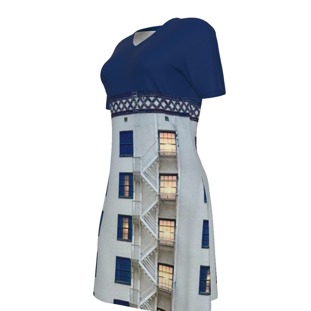 Blue Building New Mexico All Cotton Short Sleeve Dress