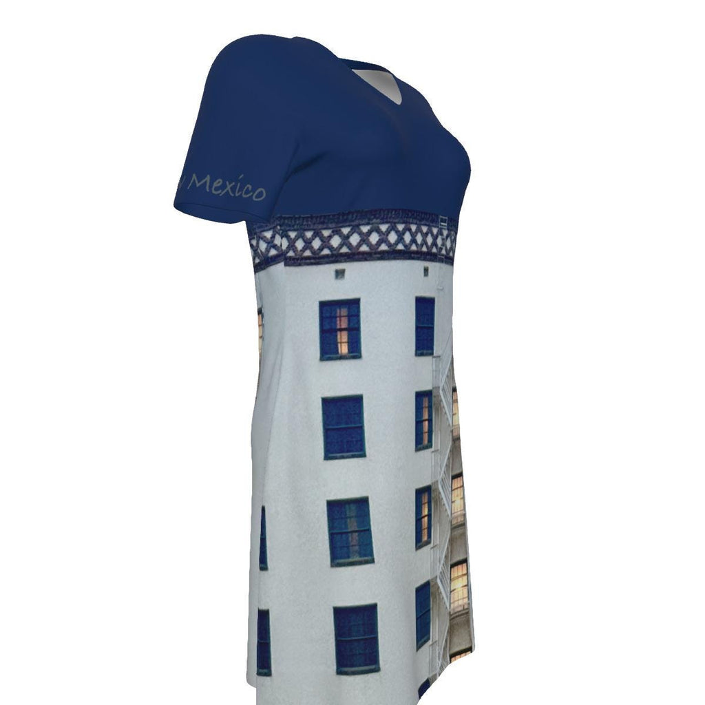 Blue Building New Mexico All Cotton Short Sleeve Dress