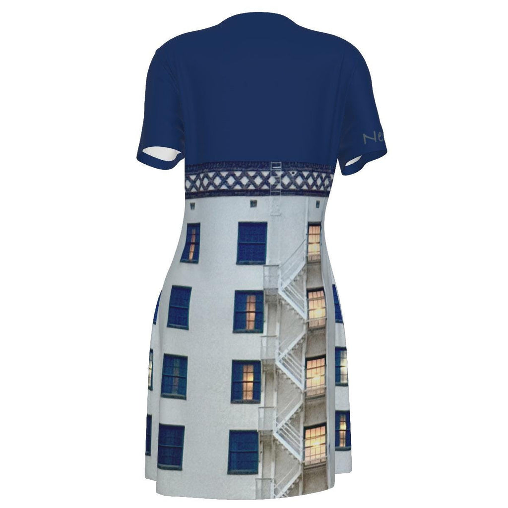 Blue Building New Mexico All Cotton Short Sleeve Dress