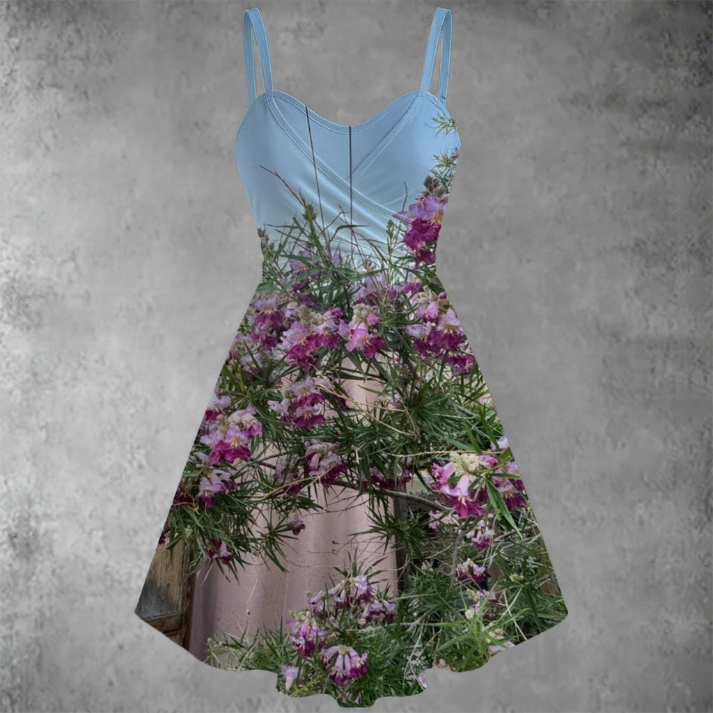 New Mexico Floral Women's Spaghetti Strap Dress