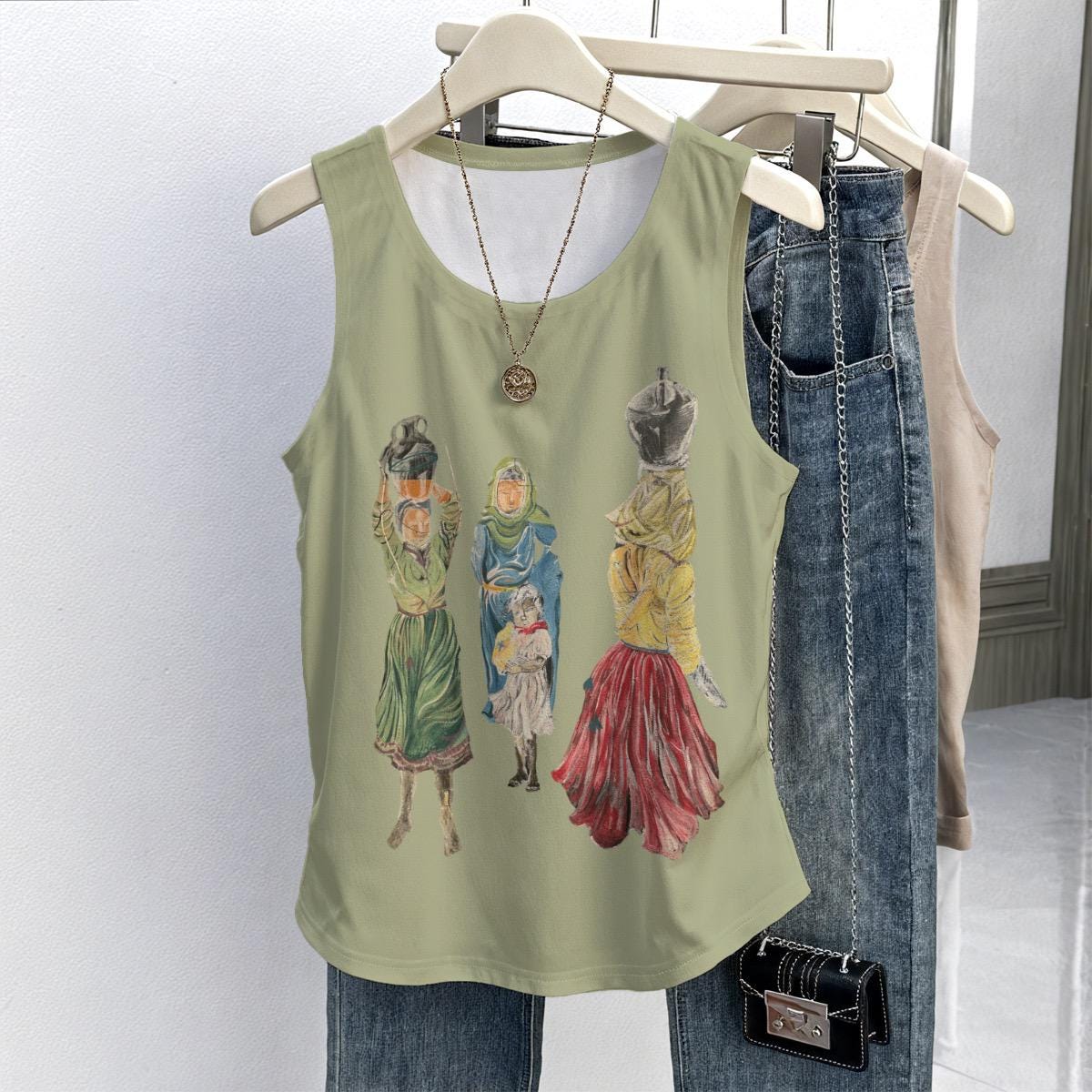 New Mexico Women Cotton Sleeveless Tee