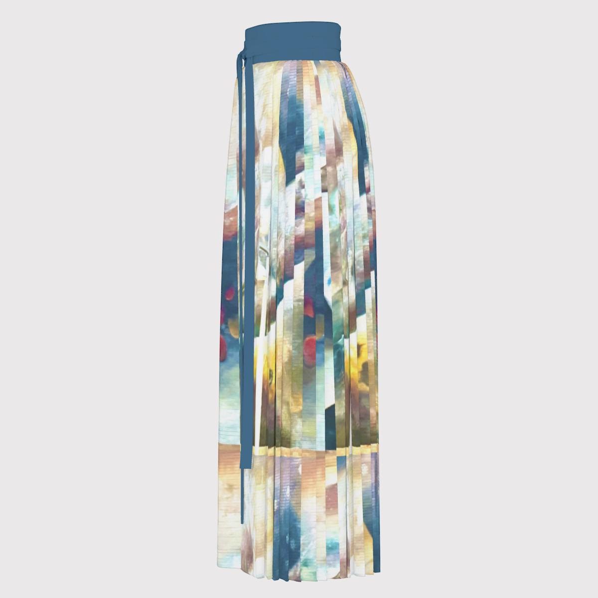 Beauty of New Mexico  Women Traditional Chinese Pleated Skirt
