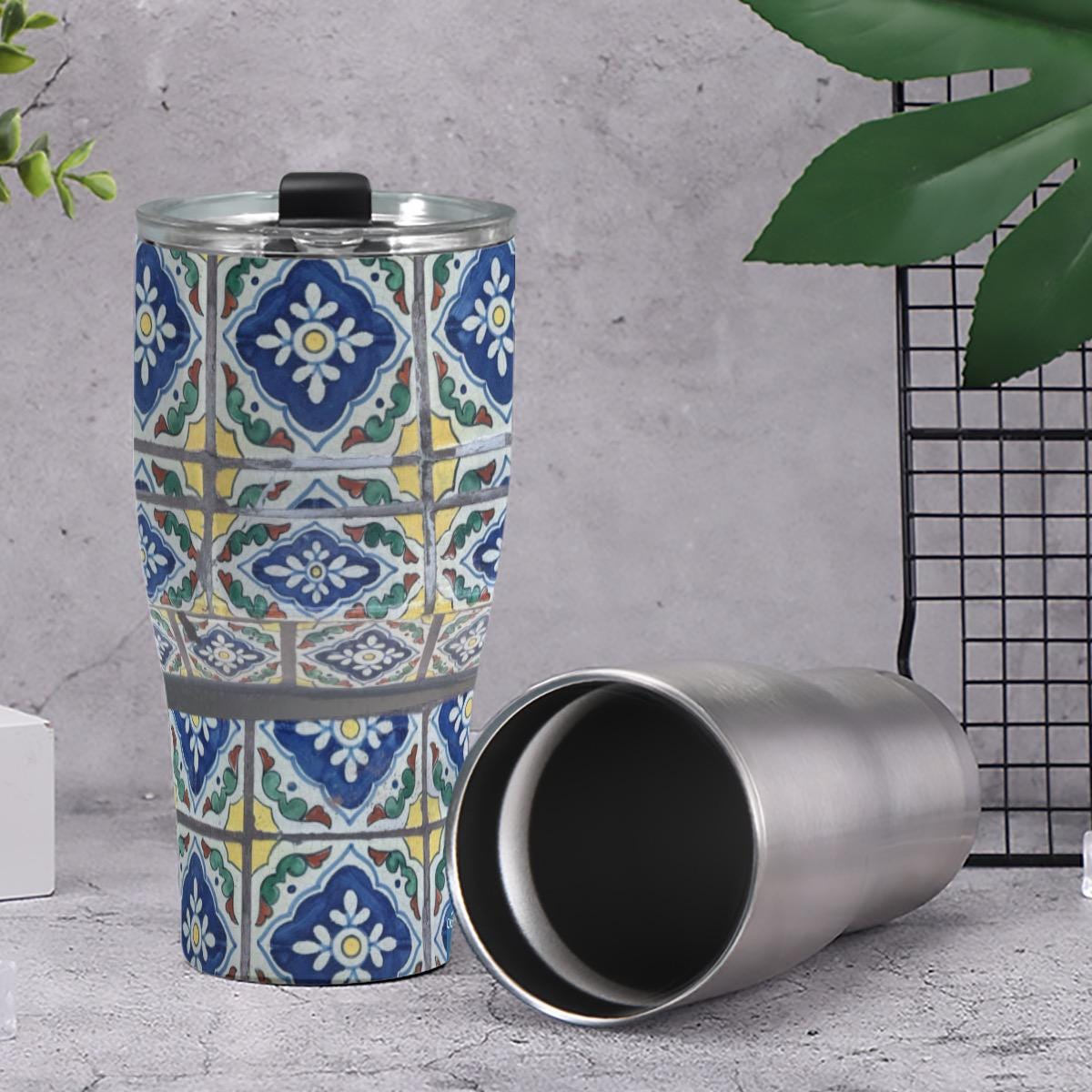 New Mexico Tile Cone Tumbler
